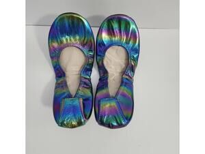 The Storehouse Flats Iridescent Ballet Flats Size 9 Midnight Moonbeam